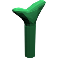 Lego mrkev nať, zelená (4177303)